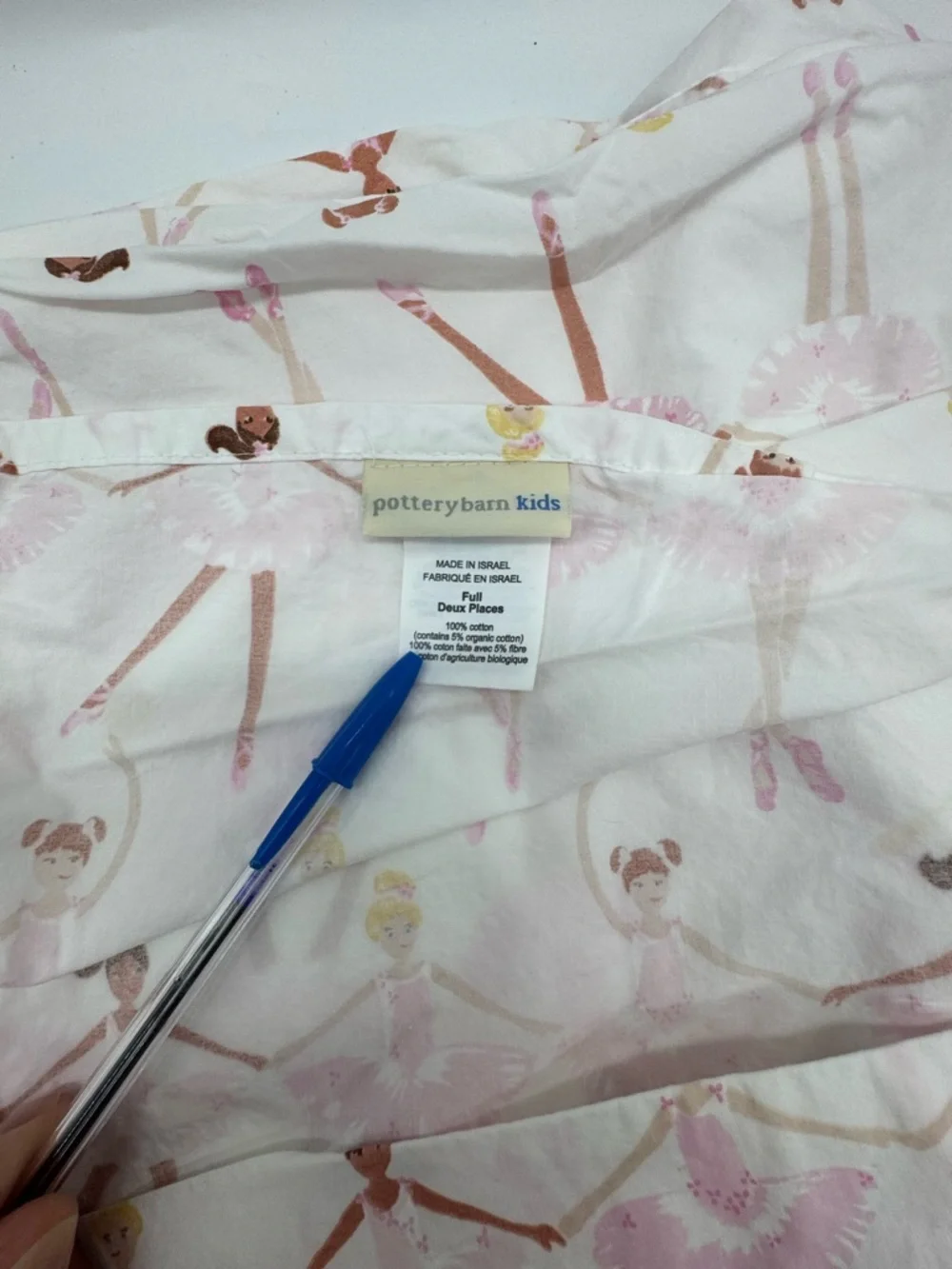 Pottery Barn Kids Ballerina Themed Sheets